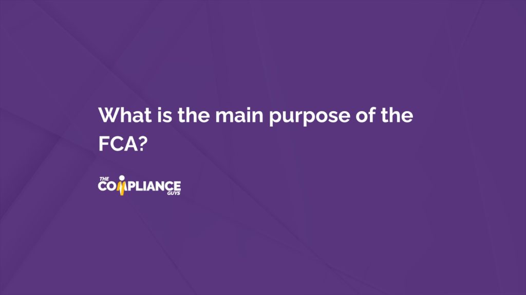 main purpose of the fca