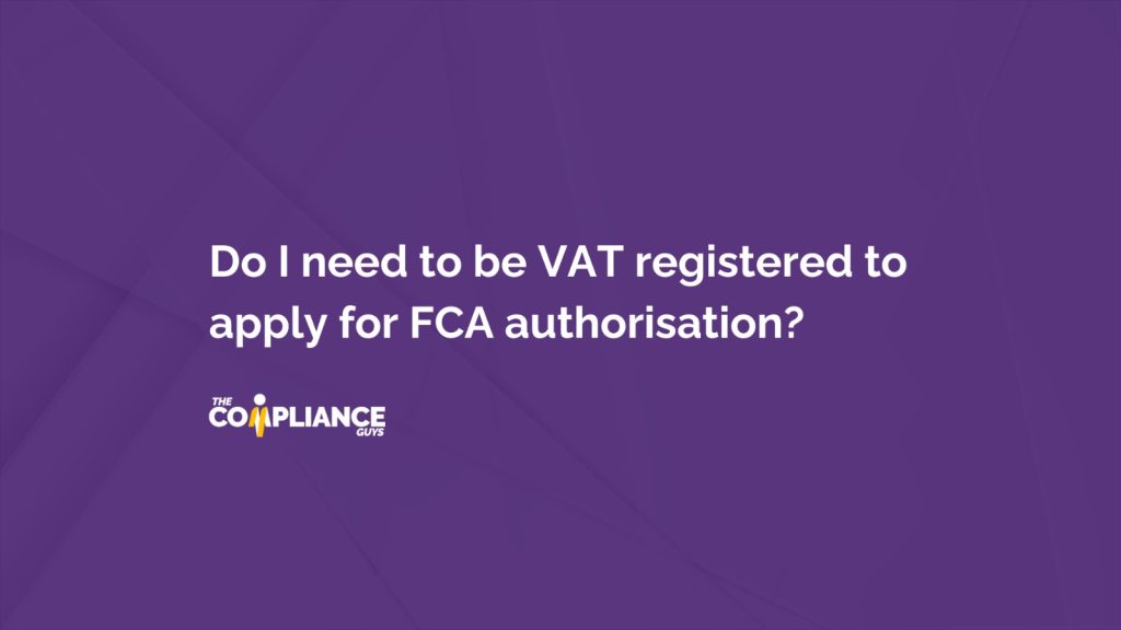 Do I need to be FCA registered