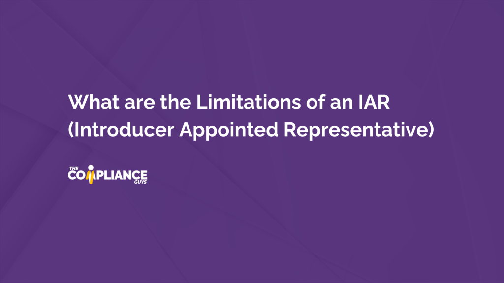 Limitations of an IAR