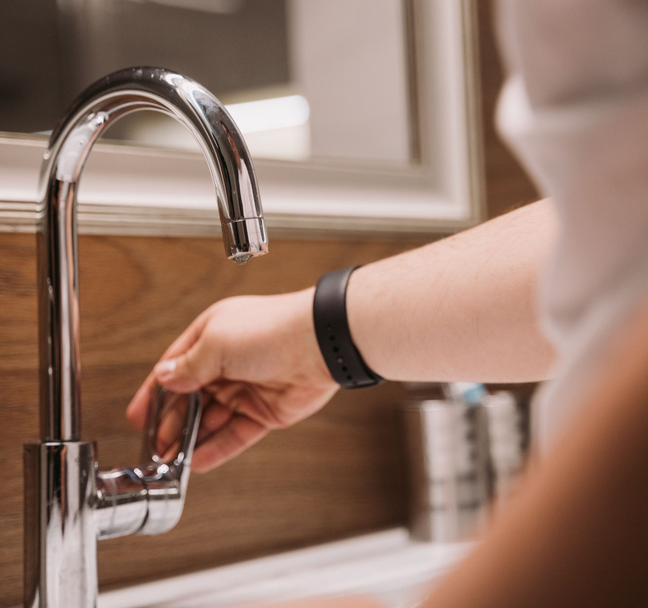 Customer viewing tap options